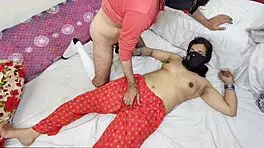 Yo, this shameless Muslim bhabhi's black pussy craves debor's dick for bareback fuck