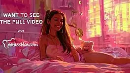 Petite Chloe Shares How She Cums While Playing With Herself In Homemade Lingerie