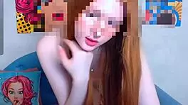 Tender stepsister masturbates