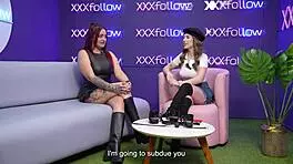 Christy Evans Dominatrix Swinger Sucks Dani Ortiz's Big Cock Before Hard Fucking