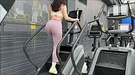 Picked up at gym for rough bubble ass fuck