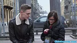 Teen with glasses gets intimate with stranger in missionary