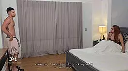 Cum twice in stepsister's pussy secretly