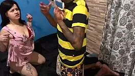 Ana decides to fuck the actor because her husband has a small dick and she loved his big cock on christmas complete on red