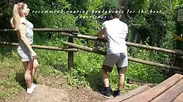 did you see that slut getting fucked hard outside?