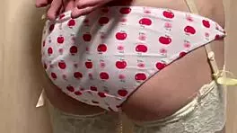 look at maid's huge ass with buttplug getting anal play!