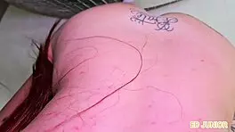 First porn video of young gaucho girl with total anal in red and sheer