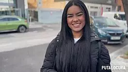 Putalocura - Venezuelan Culona Ambar Bunny Gets Creampied in Wild Action