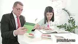 Cuddly, how did you get seduced by your senior tutor? He shagged you hard in reality.