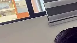 Amateur Couple Fights Stepbrother's Monster Cock During Video Call.