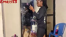 Petite Lagos Teen Twerking for BBC