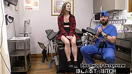 Mira Monroe fucked missionary backstage before sucking cock close-up