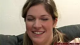 Renee Jordan Nervously Unwraps A Big Black Package