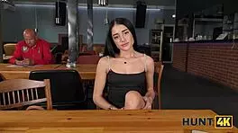 hunt4k shy brunette goes wild in toilet sex with stranger! 🚽