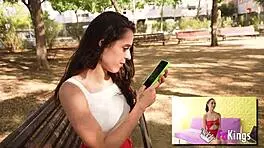 An old man with a very kinky young woman, Briseida Myers and Don Jorge, in gerontophilia fakings