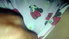 Young ebony amateur submits in one-on-one challenge.