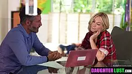 young stepdaughters swap with dads for taboo cash sex