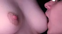 Close Up Tits Licking Sucking And Touching