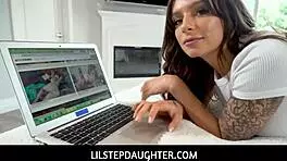 My hot teen 18+ stepdaughter drives me wild every day