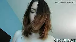 This nasty teen sucks cock hard at the casting interview