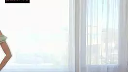 big cock stretches jaime jett wide with irish luck in sensual solo.