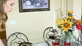 teen rides huge black cock