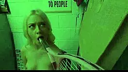 Skinny Blonde Teen 18+ Tennis Player Caught Shoplifting Trades Sex Deal!