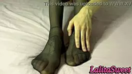 Teen babe in lingerie waits for half-brother to fuck her doggy style