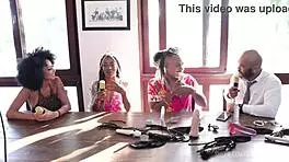 did they start in porn after liberal days? sexy black couple in sheer red