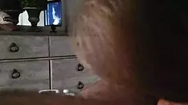 Amateur Wife Delivers Sloppy Fruit Roll-Up Blowjob On Monster Cock