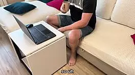 cheeky friend's mom fucked me to take my virginity, russian amateur