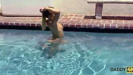 i’m so thrilled, jenny gets wild with handsome mature dad in hot sex.