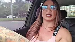 Hungarian Milf Fulfills Foot Fetish In Car With Creampie