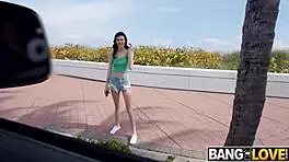 Bangbus Catches Broke College Students In Wild Riding And Blowjob Action!