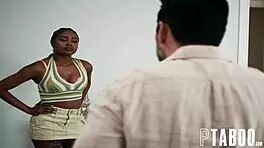 Peeping stepdad tommy pistol sneaks cams to watch stepdaughter destiny 18+ mira undress. culminating in forbidden lust-fueled sex