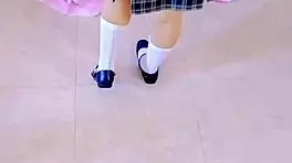 mexican teen squirting from masked man's big cock in room