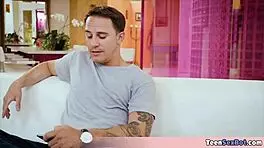 Petite stepsis gets blowjob comfort