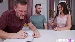 stepdaughter grab hard and big cocks