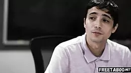 Milf Teacher Watches Stepson Ricky Anal Fuck Hot Cheerleader In Class