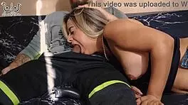 My Stepbro Push His Big Cock Into My Mouth While Playing Games