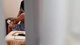 Hey, Spying on Sexy Mexican Classmate in Miniskirt on Trip!