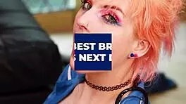 British blonde student nurse edged with fucking machine