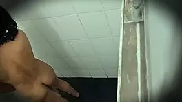 Hey, Spying on Sexy Mexican Classmate in Miniskirt on Trip!