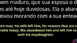 brazilian stepdaughter realized her stepfather's dick gets harder with her than with his ex-wife.