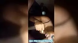 African Teen Worships BBC Cum on Her Tits