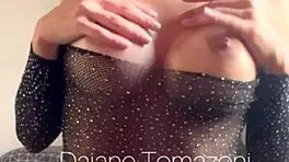 Brazilian roommates with big natural tits engage in dirty dorm fun