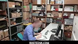 aryana amatista gets busted by officer, leading to fucking and ripped clothes