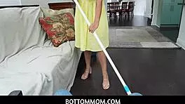 Stepmom Vivianne DeSilva Feels Lonely, Stepson Fucks Her to Cheer Up