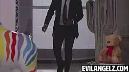 Stepdad Catches Petite Holly Molly and Fucks Her Ass with Monster Cock POV - Mike Chapman