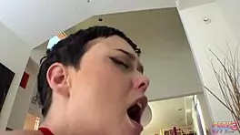 Jade Valentine’s Asshole Stretched by Big Dick in Hardcore Action. Innocent Teen 18+ Uses Dildo Too.